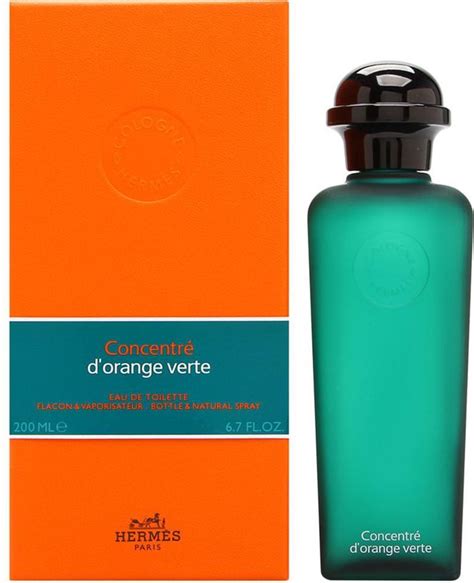 hermes concentre d'orange verte eau de toilette 200 ml|concentre verte hermes.